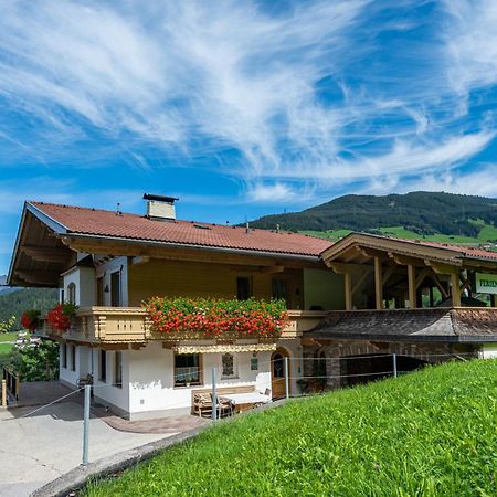 Ferienwohnung Ausblick Zillertal Hainzenberg Bagian luar foto